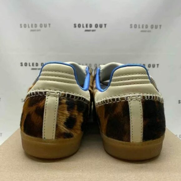 New Adidas x Wales Bonner Samba Pony Leopard Print Women's - Picture 6 of 7